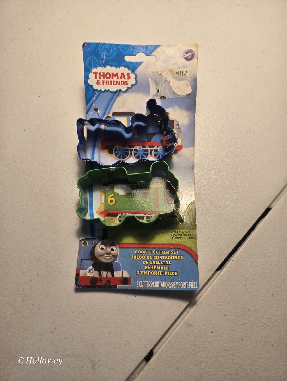 Wilton Thomas & Friends Percy & Thomas Train Cookie Cutters 2 Piece Set New